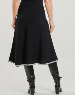 A LINE PEARL KNIT SKIRT