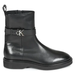 ANKLE BOOT W/ METAL LOGO