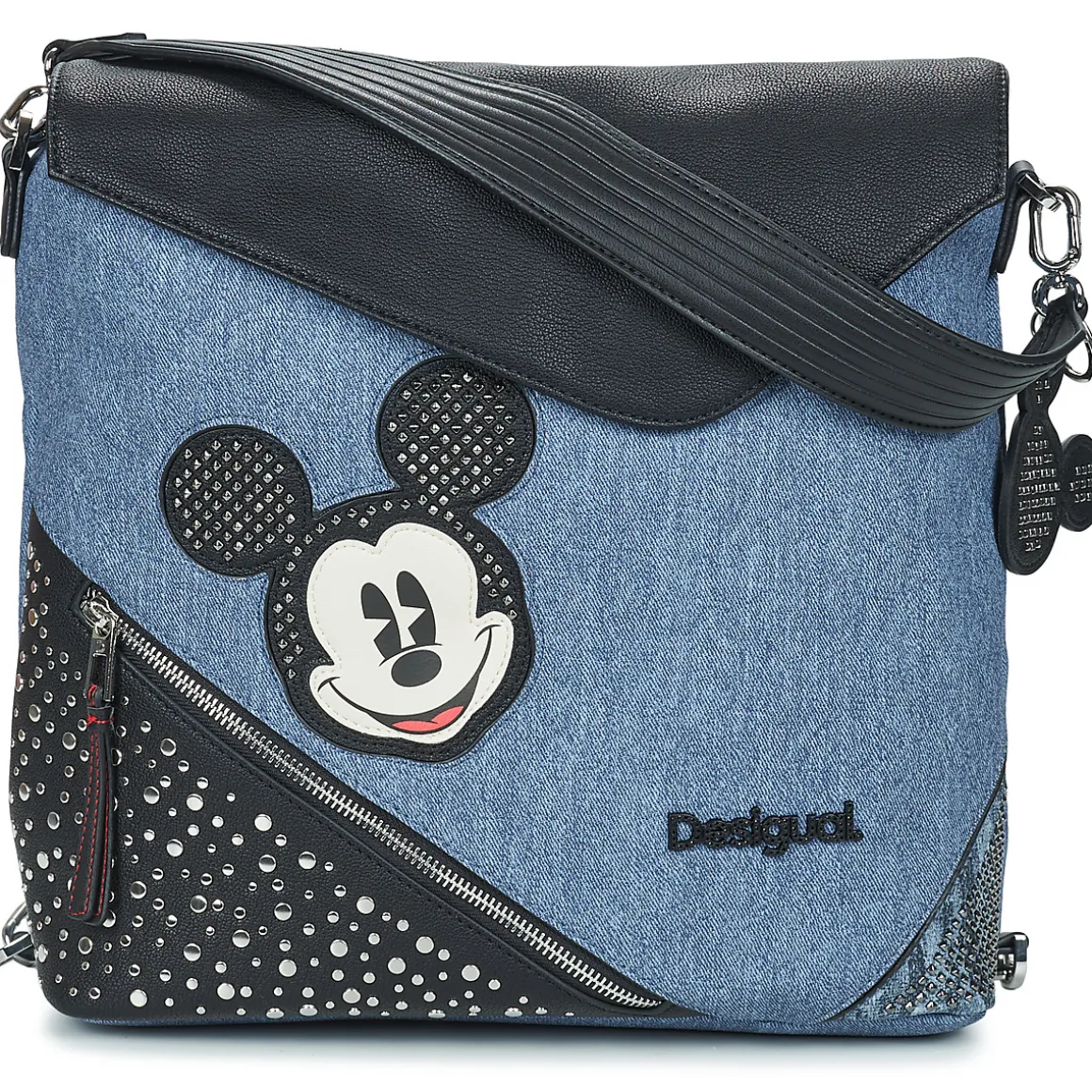 BACK MICKEY DENIM EDGE JERSEY MAXI PU