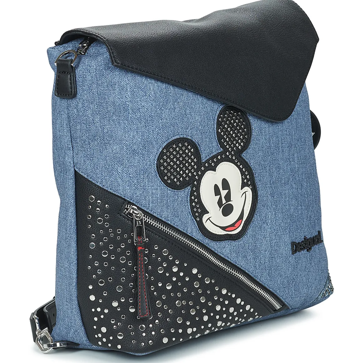 BACK MICKEY DENIM EDGE JERSEY MAXI PU