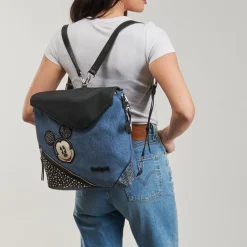 BACK MICKEY DENIM EDGE JERSEY MAXI PU