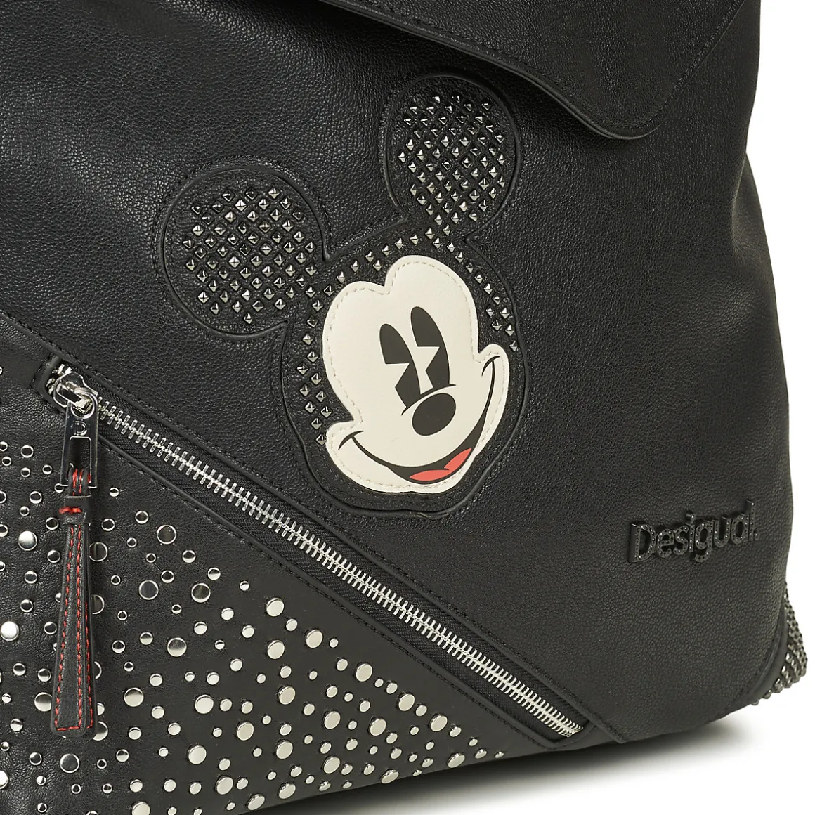 BACK MICKEY STUDSTYLE JERSEYMAX PU BLACK