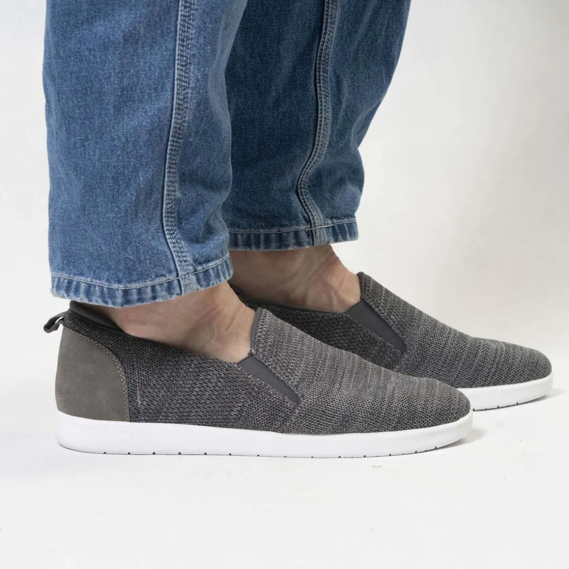 Baskets Homme slip-on Gris