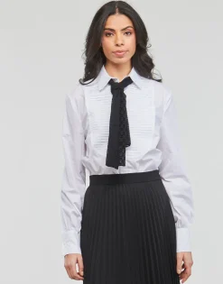 BIB SHIRT W/ MONOGRAM NECKTIE