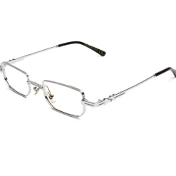 Bloc bleu Ibiza Cadres Optiques, Argent, 45 mm