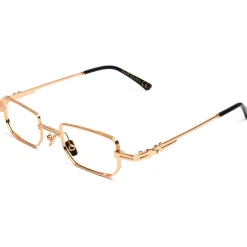 Bloc bleu Ibiza Cadres Optiques, Or, 45 mm