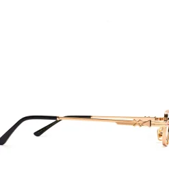 Bloc bleu Ibiza Cadres Optiques, Or, 45 mm