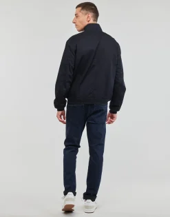 BLOUSON ZIPPE EN SERGE DE COTON AVEC DOUBLURE TARTAN