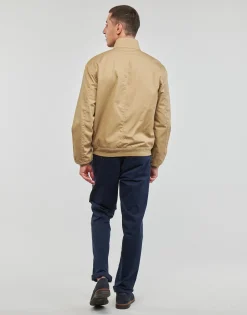 BLOUSON ZIPPE EN SERGE DE COTON AVEC DOUBLURE TARTAN