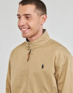 BLOUSON ZIPPE EN SERGE DE COTON AVEC DOUBLURE TARTAN