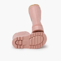 Bottes De Pluie Enfants Chelsea Imitation Fourrure Mouton