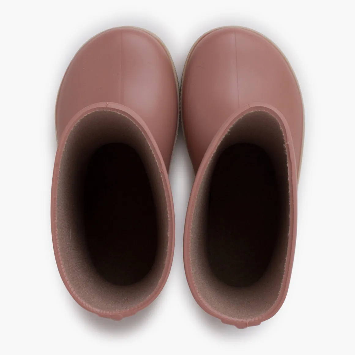 Bottes Pluie Enfants Semelle Beige