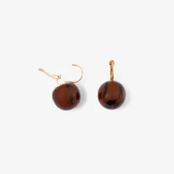 Boucles d'oreilles boules léopard Léopard félin
