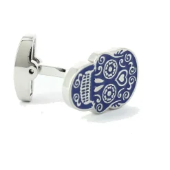 Boutons de manchette Calavera Mexico Multicolore