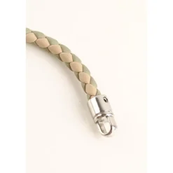 Bracelet en cuir beige