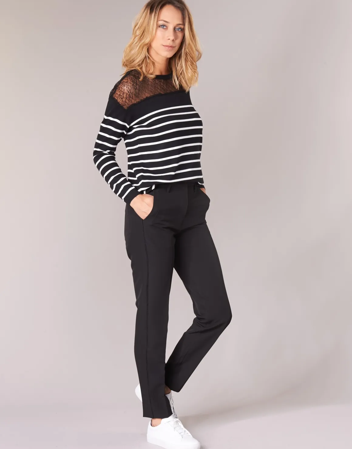 BRONSON HIGH SKINNY PIPING CHINO