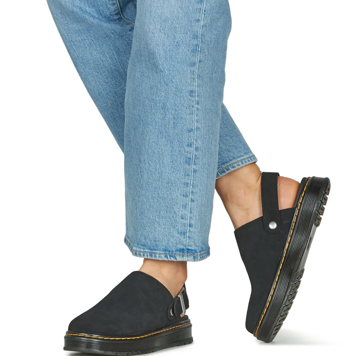 Brookline Mule Black Bronx Suede