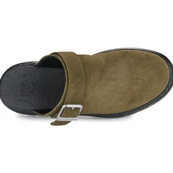 Brookline Mule DMs Olive Bronx Suede