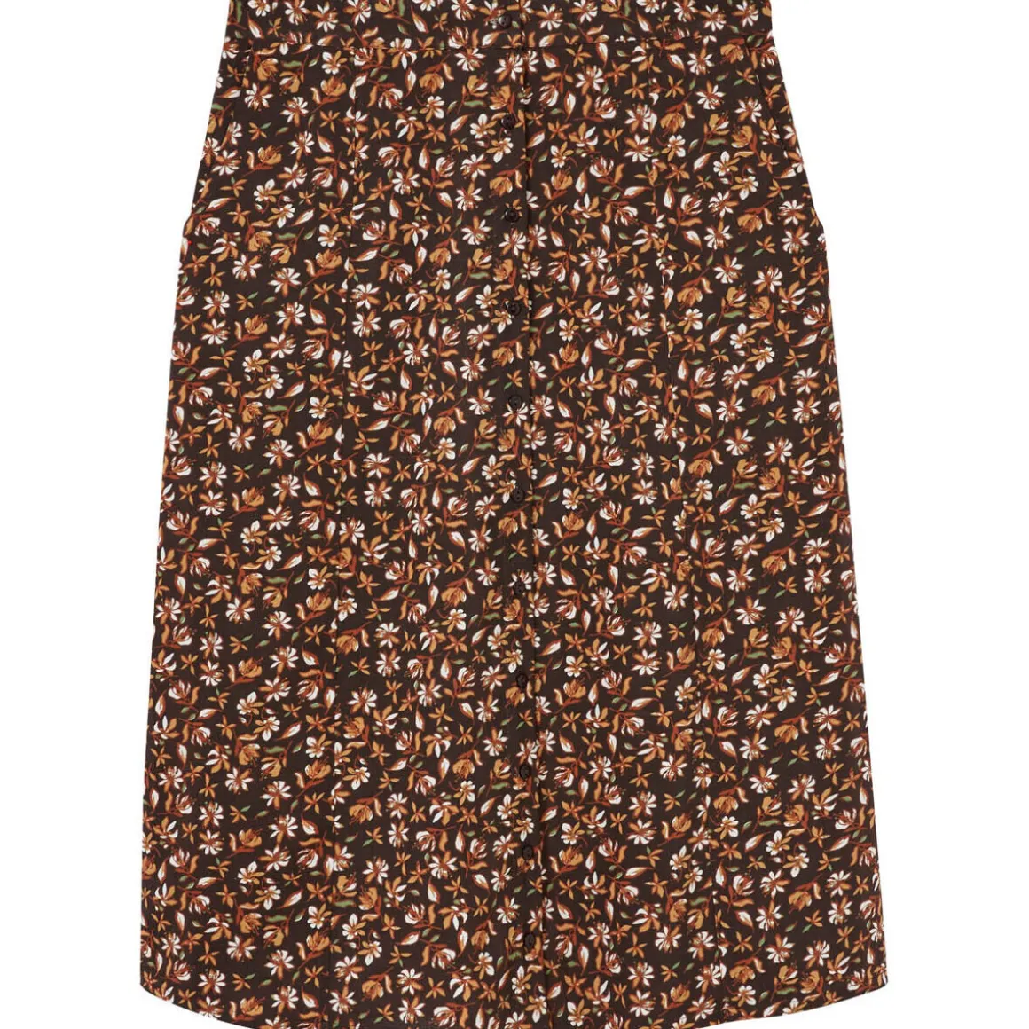 by - Jupe boutonnée élastiquée