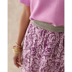 by - Jupe courte élastiquée