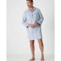 by - Liquette de nuit homme en flanelle