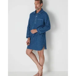 by - Liquette de nuit homme en flanelle