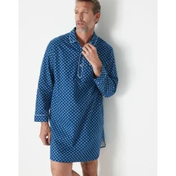 by - Liquette de nuit homme en flanelle