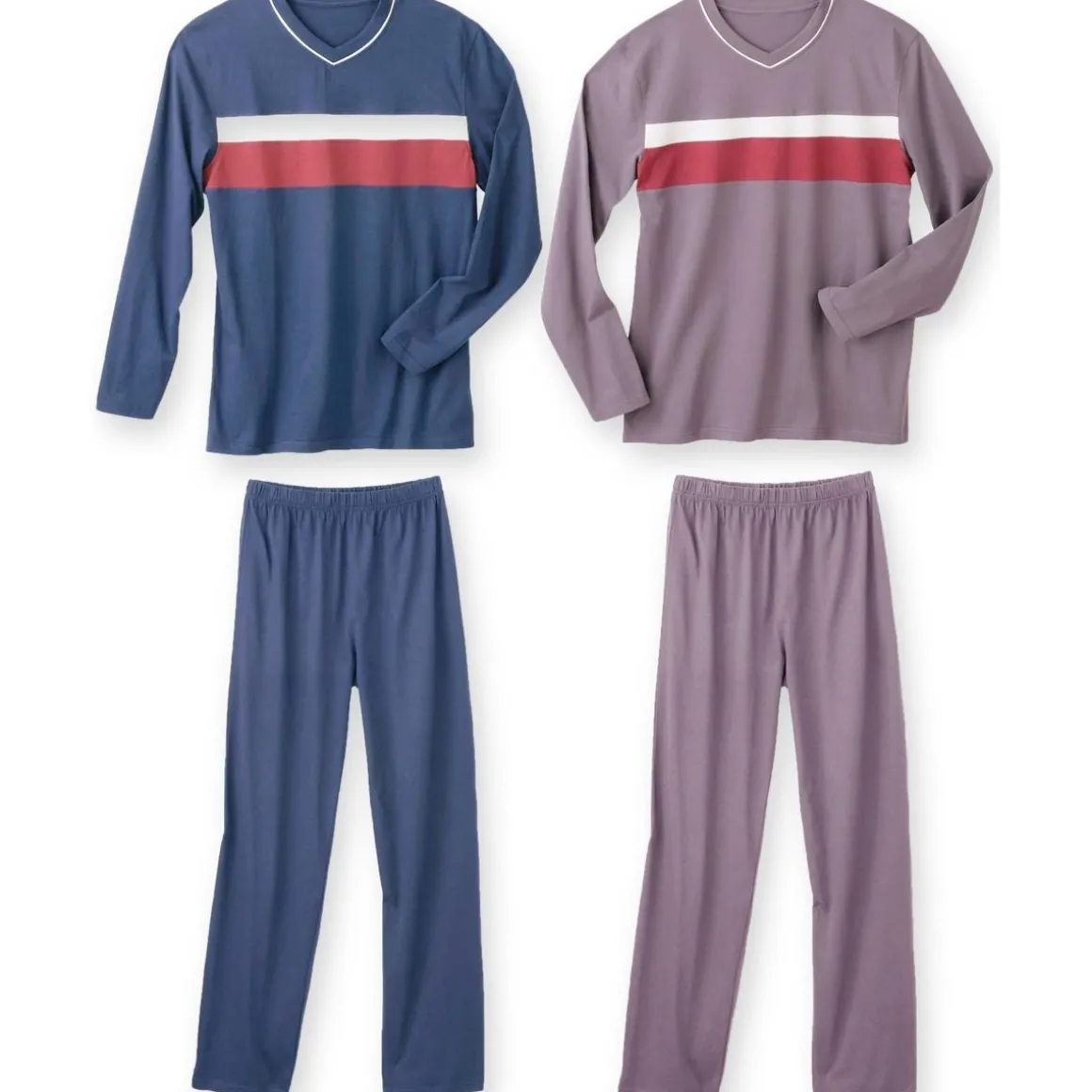 by - Lot de 2 pyjamas jersey