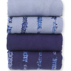 by - Lot de 4 slips fermés taille haute