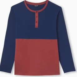 by - Lot pyjashort + pyjama pur coton