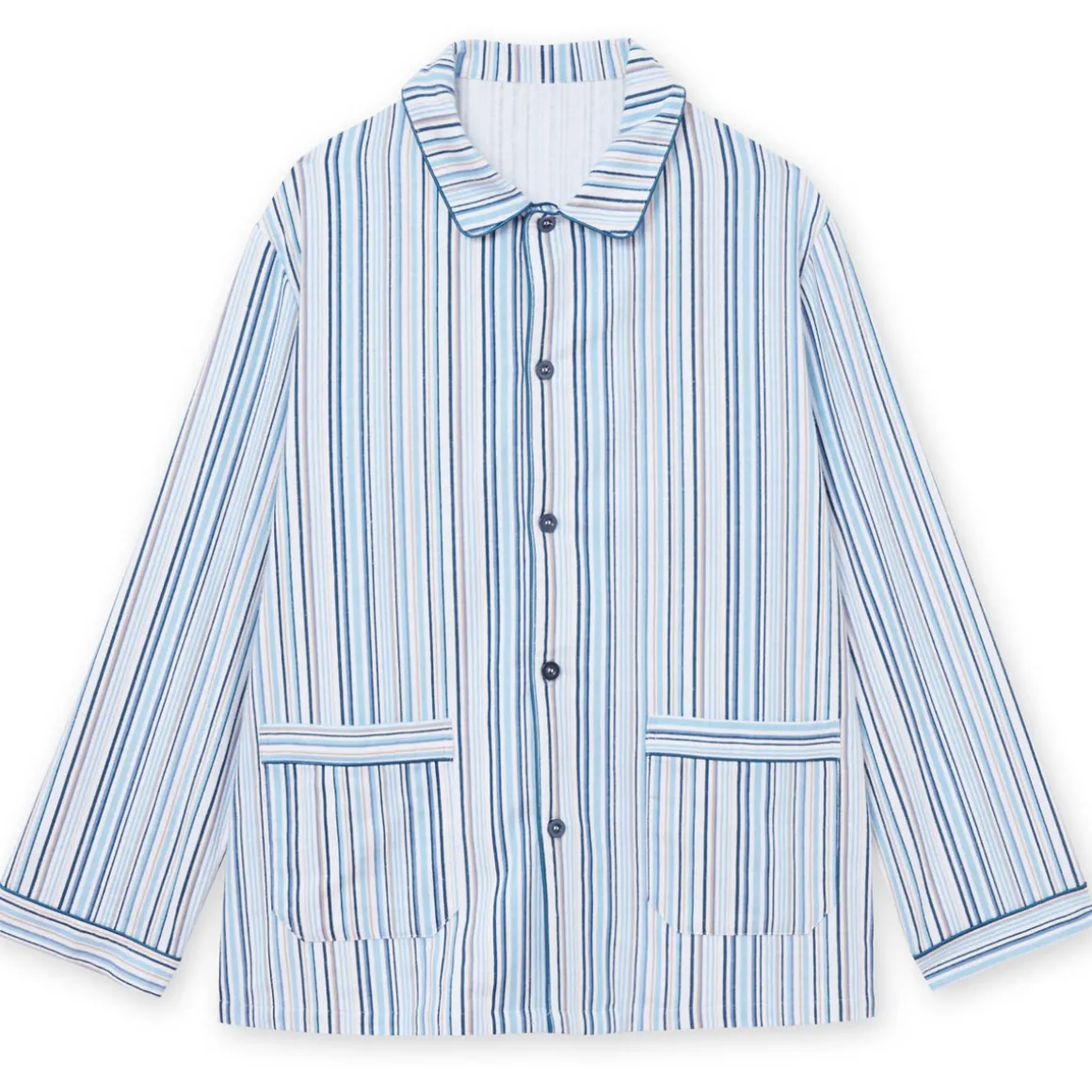 by - Pyjama classique flanelle pur coton