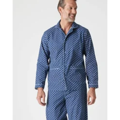 by - Pyjama classique polyester coton