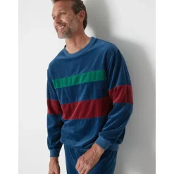 by - Pyjama forme jogging en velours