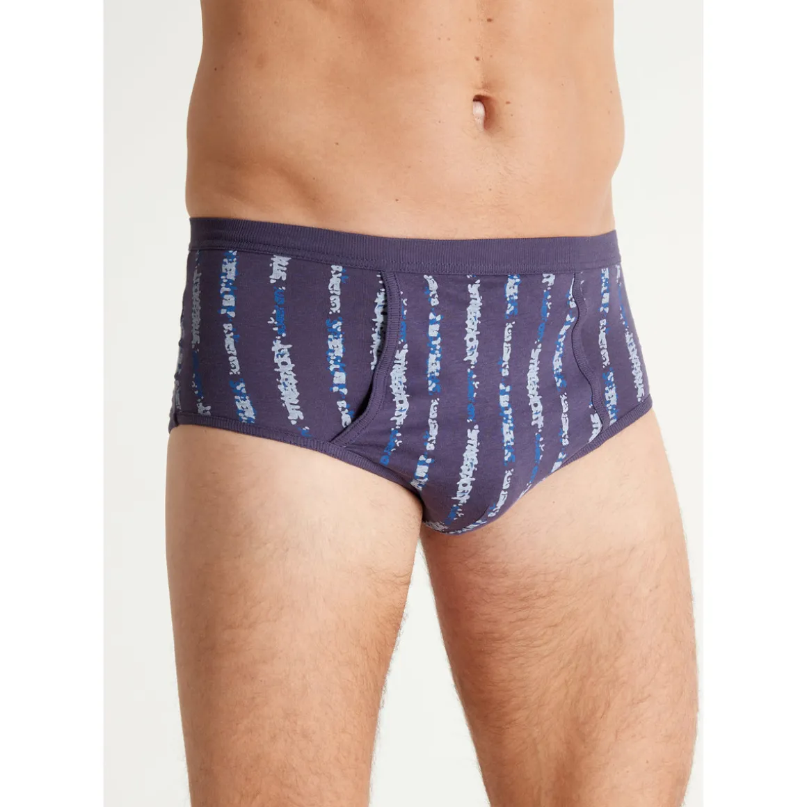 by - Slip haut ouvert pur coton lot de 4