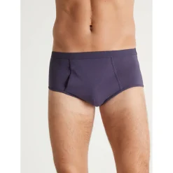 by - Slip haut ouvert pur coton lot de 4