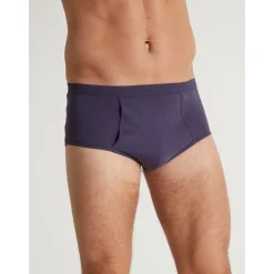 by - Slip haut ouvert pur coton lot de 4