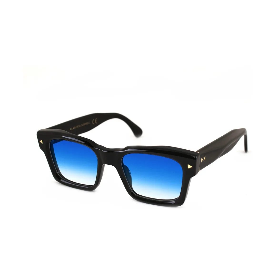 CAMPBELL Lunettes de soleil, Noir/Bleu clair, 51 mm