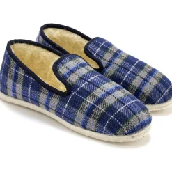 Charentaises mixtes fourrées laine