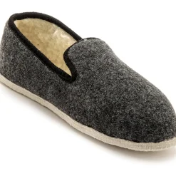 Charentaises mixtes fourrées laine