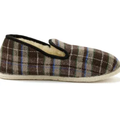 Charentaises mixtes fourrées laine