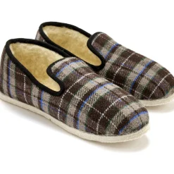 Charentaises mixtes fourrées laine