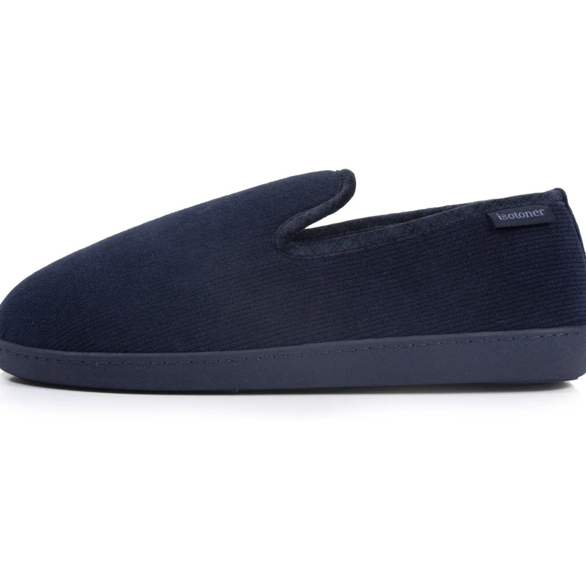 Chaussons charentaises Homme Marine velours