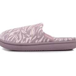 Chaussons mules Femme Xtra BLOUP Rose zèbre