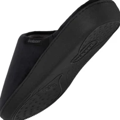Chaussons mules Homme Noir imprimé