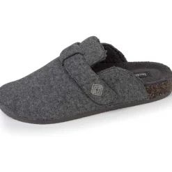 Chaussons sabots Homme Gris chiné