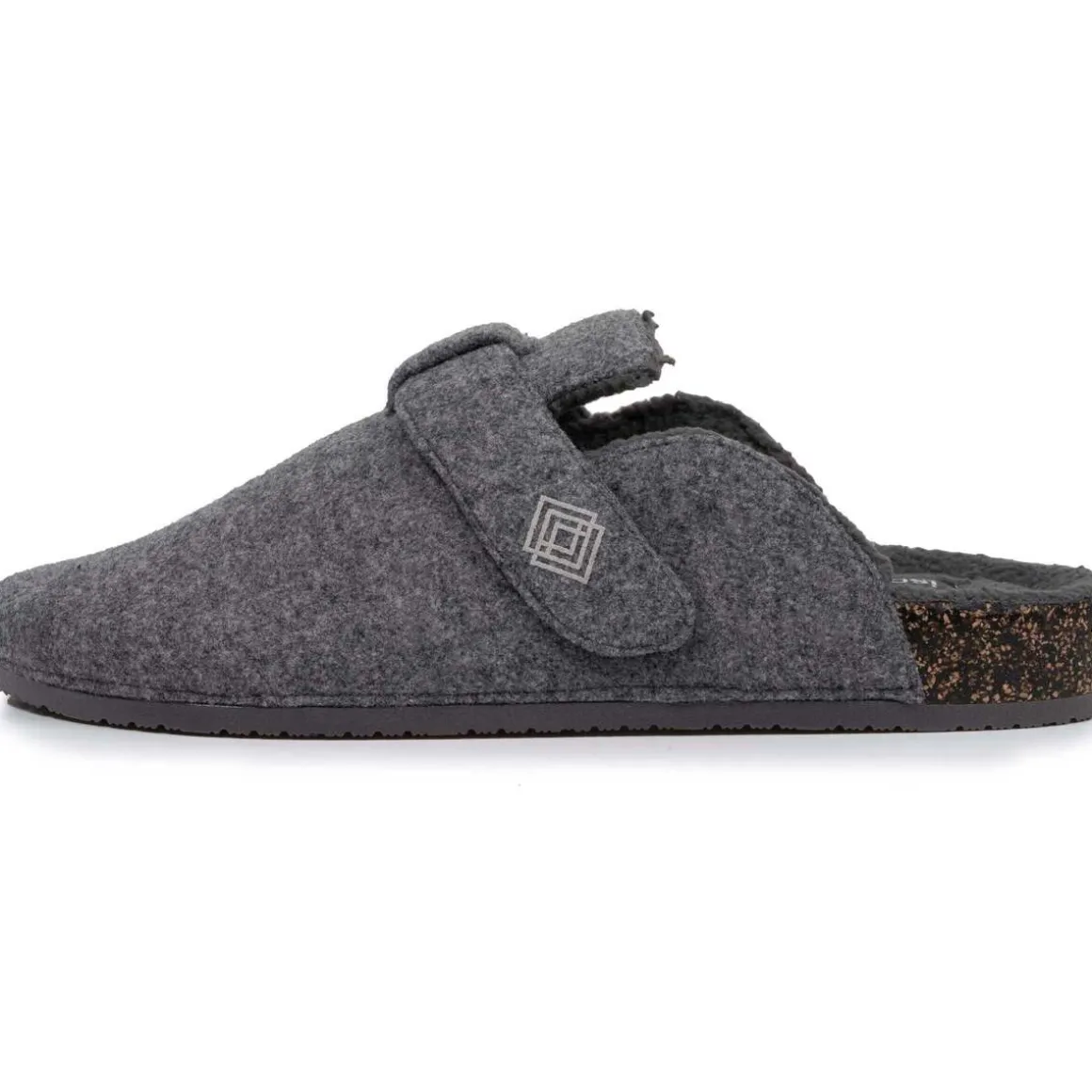 Chaussons sabots Homme Gris chiné