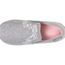 Chaussons sans-gênes Junior arabesques Gris chiné