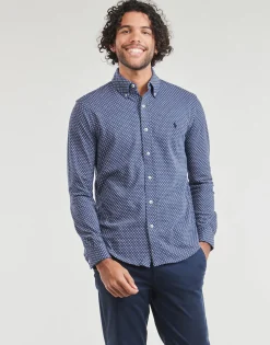 CHEMISE AJUSTEE COL BOUTONNE EN POLO FEATHERWEIGHT