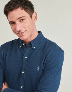 CHEMISE AJUSTEE COL BOUTONNE EN POLO FEATHERWEIGHT