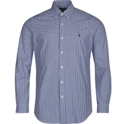 CHEMISE AJUSTEE EN POPLINE DE COTON COL BOUTONNE